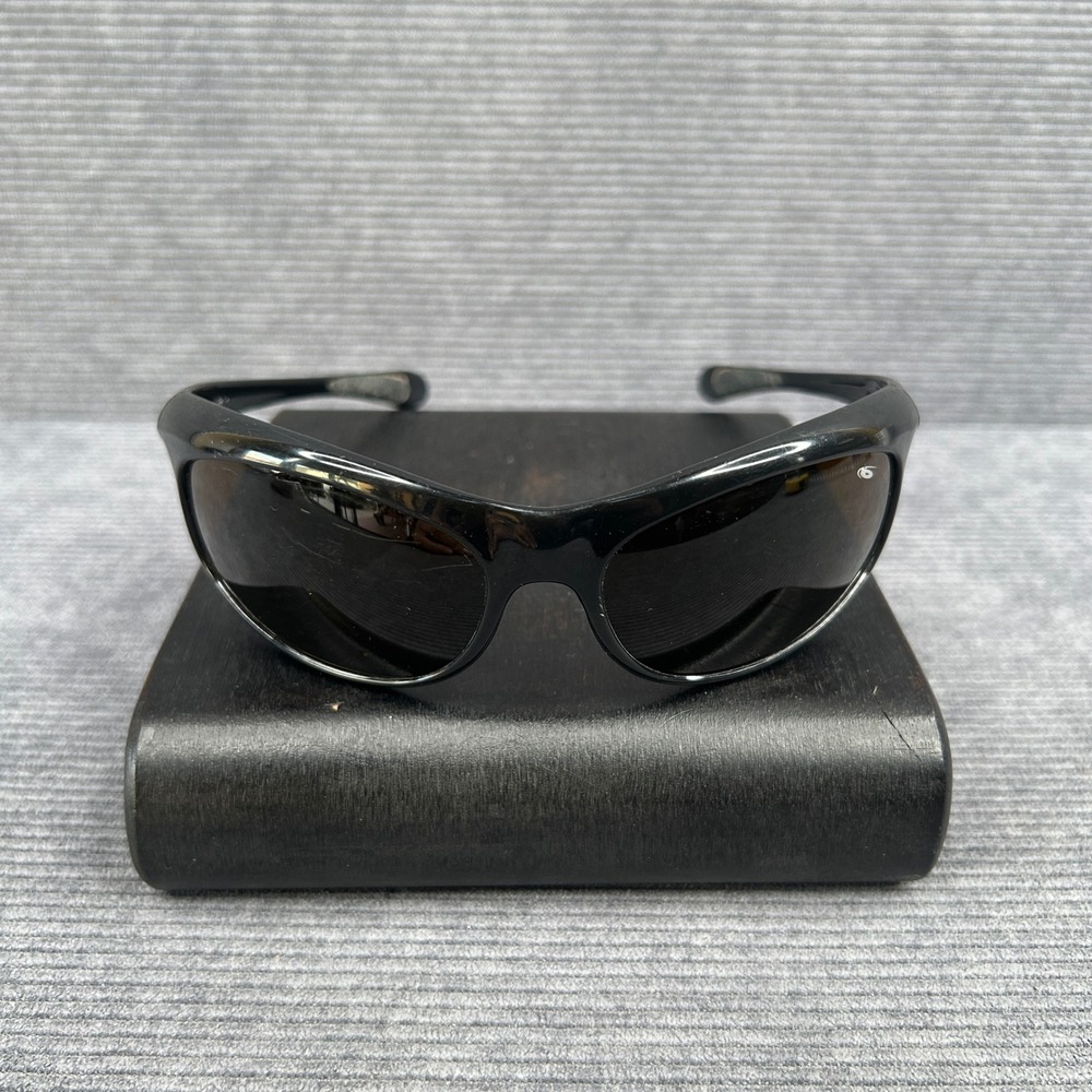 Bolle Vapor Black Wrap y2k Sunglasses Brown Lens Sport Performance Made France
